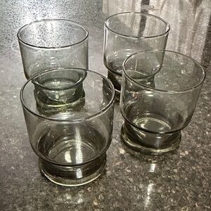 MCM Smokey Gray Libby stackable Drink Tumblers